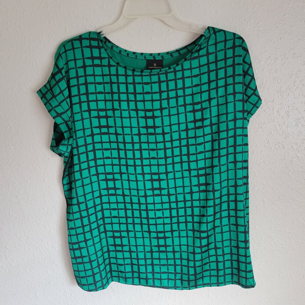 Worthington Green Blouse